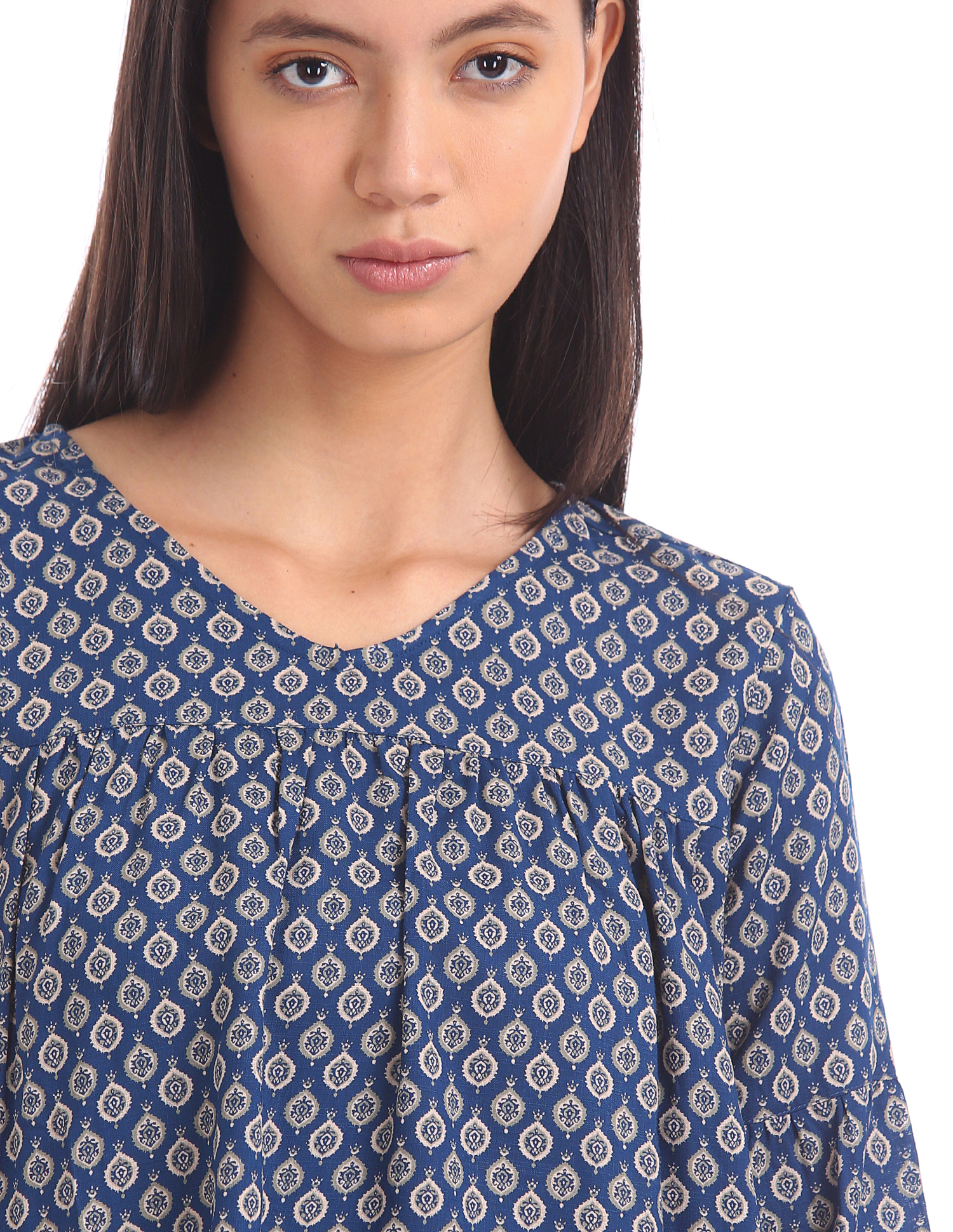 U.S. Polo Assn. Women Casual Wear Printed Top